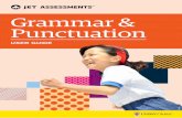 Grammar & Punctuation - UNSW Global · 2020-06-01 · Jet Grammar & Punctuation is a low-stakes computer-adaptive assessment. It assists Year 3–6 teachers in understanding their