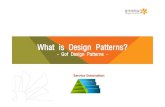 What is Design Patterns? - Dongguk · 2015-06-24 · What is Design Patterns? Each pattern describes Describes a problem which occurs over and over again in our environment, 기존환경내에서반복적으로일어나는문제를설명하고,