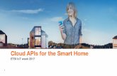 Cloud APIs for the Smart Home - ETSI › Workshop › 2017 › 201710... · Contributions to the community beyond the demo Open source contributions to Eclipse OM2M project oneM2M