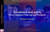 Policy lessons from top-performers - education.govt.nz · Policy lessons from top-performers Wellington, July 2013 Andreas Schleicher Special advisor to the Secretary-General on Education