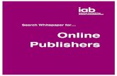 Search Whitepaper for… Online Publishers · Hyper-local search (optimising content for small local audiences) is underused by local newspapers who are failing to adapt to increasingly