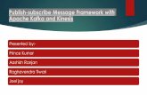 Publish-subscribe Message Framework with Apache Kafka and ... · PDF file Introduction of Kafka Kafka elementary concepts Kafka architecture ... Message Framework with Apache Kafka