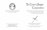 The Cloak & Dagger Compendium - · PDF file Following below is a glossary of terms used in this issue of The Cloak & Dagger Compendium. Similar glossaries will be found in each following