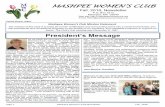s first meeting was December 9, 1997. President s … Fall Newsletter...Page 1 Mashpee Women’s Club Newsletter Fall, 2018 President’s Message As we begin the 21st year of the Mashpee