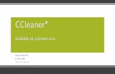 CCleaner* - RASCAL · 2018-06-26 · 1) Be sure “Cleaner” is highlighted. 2) By checking and unchecking the cleanings rules in the Windows and Applications tabs, you can specify