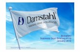 UK-Damstahl Briefing January 2018 · 2018-01-30 · On the one hand more truck drivers are currently needed and on the other hand there is a shortage of European pallets. Driven by
