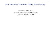 New Particle Formation (NPF) Focus Group€¦ · New Particle Formation (NPF) Focus Group.New Particle Formation (NPF) Events, 2 May 11-13, 2013. Lamont, Oklahoma, US Growth . GR=dD.