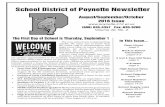 School District of Poynette Newsletter August... · has been busy working on building projects, ﬁnishing cur-ricular revisions, and putting another summer school in the books. It