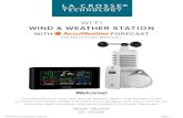 WIND & WEATHER STATION - La Crosse Technology · Wi-Fi Wind & Weather Station Page | 1 WI-FI WIND & WEATHER STATION WITH FORECAST INSTRUCTION MANUAL Welcome! Congratulations on your