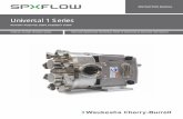 Universal 1 Series - SPX Flow€¦ · Universal 1 Series ROTARY POSITIVE DISPLACEMENT PUMP FORM NO.: 95-03002 REVISION: 05/2020 READ AND UNDERSTAND THIS MANUAL PRIOR TO OPERATING