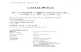 DR. CATHERINE NKIROTE KUNYANGA, BSc. (Hons) (UoN), MSc ... · PDF file CATHERINE NKIROTE KUNYANGA, BSc. (Hons) (UoN), MSc (UoN), PhD (UoN) Department of Food Science, Nutrition and