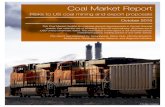 Coal Market Report - Greenpeace USA€¦ · Coal Market Report Risks to US coal mining and export proposals October 2015 This Coal Market Update summarizes general developments in