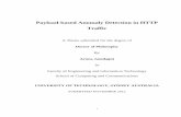 Payload-based Anomaly Detection in HTTP Traffic...i Payload-based Anomaly Detection in HTTP Traffic A Thesis submitted for the degree of Doctor of Philosophy By Aruna Jamdagni In Faculty