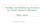 Ancillary and Balancing Services for Power System ...ece.uprm.edu/~aramirez/4415/Handouts/AS.pdfAncillary and Balancing Services for Power System Operation INEL 4415 Notes from Prof.