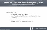 How to Protect Your Company’s IP - IEEE Web Hosting › r6 › ocs › pses › IEEE PSES... · How to Protect Your Company’s IP (and knowing the right questions to ask) Presented