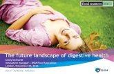 The future landscape of digestive healthd3hip0cp28w2tg.cloudfront.net/uploads/2015-11/cindy-gerhardt-1.pdf · The importance of digestive health • Digestive wellness is one of consumers'