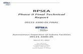 RPSEA Document Template · (AUV, Operations Van, Launch and Recovery Crane, Spare Parts Van), and operational personnel. Chevron provided the support vessel and offshore facilities