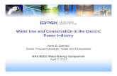 Water Use and Conservation in the Electric Power Industry · Issues with Hybrid Systems: • LitltLarge capital costs • Same issues as wet and dry cooling systems • Additi l i