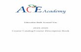 2019-2020 Course Catalog/Course Description Academy Course Catalog 19-20.pdf¢  2019-2020 Course Catalog/Course