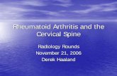 Rheumatoid Arthritis and the Cervical Spine › rheumres › docs › r-arthritis_and_cervical_spi… · Rheumatoid Arthritis & the Cervical Spine • Atlanto-axial subluxation represents