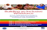 Building an Inclusive Workforcedhss.alaska.gov/.../et/ODEP-EmployerResourceGuide.pdfBuilding an Inclusive Workforce. A Four-Step Reference Guide to Recruiting, Hiring, and Retaining