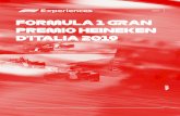 FORMULA 1 GRAN PREMIO HEINEKEN D’ITALIA 2019 › QuintEvents › SalesReps › ... · 2-day hospitality formula 1 paddock club™ champions club inclusions one-day paddock pass