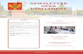NEWSLETTER OPEN PARLIAMENT · cooperation with the Inter-Parliamentary Union (IPU), and with the support of the OSCE Mission to Serbia and Initiative Open Parliament, organised on