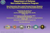 Department of Defense Non-Lethal Weapons Program · 2017-05-18 · Operations/ Low Intensity Conflict 4 Distribution A: Approved for public release; ... - HE – Modeling Analysis