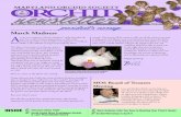 president's message - Maryland Orchid S › newsletter › MOSnews1103.pdf · 2. Blc. White Spark - Janice Mazur 3. Epi. Hybrid - Gregg Custis Home Grown 1. L. sincorana ‘Rebecca