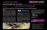 BEsT PracTicEs from ThE ExPErTs aT ThE cENTEr for roBoTic ......hybrid suturing technique used in nephrectomy. BEsT PracTicEs from ThE ExPErTs aT ThE cENTEr for roBoTic surgEry Robotic
