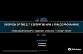 OVERVIEW OF THE 21ST CENTURY HUMAN UPGRADE …€¦ · 21st Century Leadership behaviours send powerful signals 21st Century Human 21st Century Organization Alignment Developing 21st