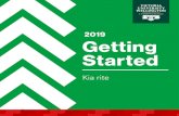 2019 Getting Started - Victoria University of Wellington · Getting Started 2019 1 3 Nau mai, haere mai 4 Getting prepared 6 The first trimester of your first year 8 Before you arrive