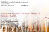 Coronary Artery Bypass Grafting in Diabetics: All Arterial or Hybrid? A_1552_Cardia… · Coronary Artery Bypass Grafting in Diabetics: All Arterial or Hybrid? Dr. Daniel Navia M.D.