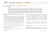 Journal of Biometrics & Biostatistics · 2020-01-09 · Journal of Biometrics & Biostatistics Citation: Okeh UM, Okoro CN (2012) Evaluating Measures of Indicators of Diagnostic Test