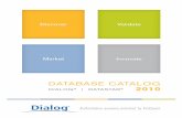 Dialog DataStar Database Catalog 2010skryba.inib.uj.edu.pl/~cisek/komercyjne serwisy informacyjne/dbcat2… · As an extension of your organization, the Knowledge Center offers peer