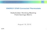 ENERGY STAR Connected Thermostat Stakeholder ......4 Status Update: Data Filtering • Two participating stakeholders have provided output files and participated in discussions •
