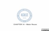 CHAPTER 14 –Water Reusecontents.kocw.net/.../document/2014/hanyang/kimjongoh/14.pdf · 2016-09-09 · – Wastewater contains plant nutrients and soil amendments – Agricultural