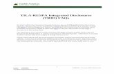 TILA-RESPA Integrated Disclosures (TRID) FAQsTILA-RESPA Integrated Disclosures FAQs . TILA-RESPA Integrated Disclosures (TRID) FAQs . On July 21, 2015, the Consumer Financial Protection