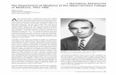 HISTORICAL The Department of Medicine at the Albert ... · The Department of Medicine at the Albert Einstein College of Medicine, 1955-1980 Milford Fulop Department of Medicine Albert