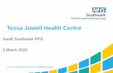 Tessa Jowell Health Centre - Southwark CCG...Tessa Jowell Health Centre, 72H East Dulwich Grove, London, SE22 8EY Services Pharmacy Diagnostics including ECG, bloods GP surgery including