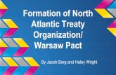 Warsaw Pact Organization/ Atlantic Treaty Formation of History of Warsaw Pact The Warsaw pact was a