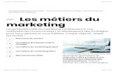 Les métiers du marketing | Oriane · marketing (webmarketeur). Un site à découvrir Créé en 2006 par un étudiant en école de commerce, Marketing-étudiant est un site d'échanges