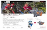 MPD™ (Multi-Purpose Device) - CMC · The MPD’s high-efficiency pulley, with an integral rope-grab mechanism, allows it to be used as a lowering device on the main line and belay