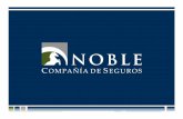 PRESENTACION NOBLE portugues JUN 2013.ppt [Modo de ...€¦ · NOBLE é uma companhia especializada na cobertura de Responsabilidade Profissional . Pensada e desarrolhada desde seus