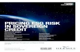 PRICING ESG RISK IN SOVEREIGN CREDIT - ETicaNews · 2019-07-05 · To price ESG risk for sovereign bonds, we use Beyond Ratings’ ESG scores, which measure a country’s ESG performance