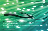 Part-time Computing Courses - Staffordshire University Part-time Computing study... · • Macromedia Flash MX 2004 • Macromedia Studio MX • Microsoft Project 2003 • MS Virtual