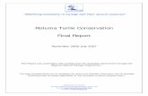 Turtle Conservation June 07 Report - Rotuma .pdfI. Turtle Project Background- Regional implications Name of Activity: 07-045 Marine Turtle Conservation in Fiji, Tuvalu and Vanuatu