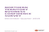 NT business confidence survey - December quarter 2019  · Web viewAuthor: Northern Territory Government Created Date: 01/20/2020 14:18:00 Title: NT business confidence survey - December