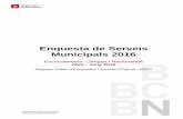 Enquesta de Serveis Municipals 2016 ... Enquesta de Serveis Municipals 2016 Encreuaments: Llengua i Nacionalitat Abril - Juny 2016 ... el Gòtic 133 8,5 13.654 el Barri Gòtic la Barceloneta