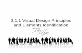 3.1.1 Visual Design Principles and Elements …...3.1.1 Visual Design Principles and Elements Identification Barrel Chair by Frank Lloyd Wright • Principles – Symmetrical balance